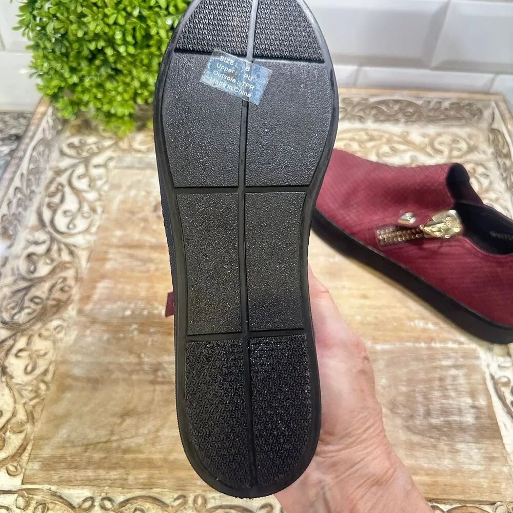 Stuart Weitzmam Leather Flats Size 7.5 - Picture 6 of 11